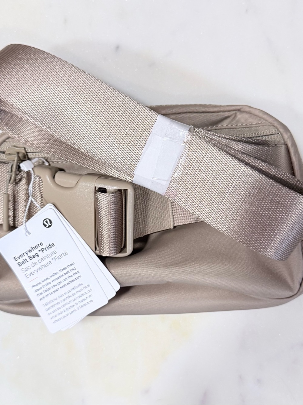 NWT Lululemon Everywhere Belt Bag 1L Pride 4ever Love O/S Crossbody Beige - Picture 4 of 8